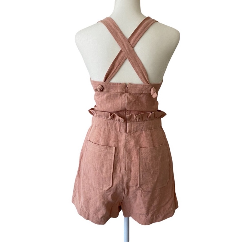 SAYLOR Roxie Linen Romper XS - Picture 8 of 11